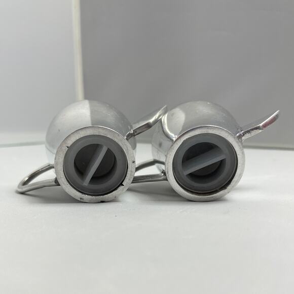Teapot Salt & Pepper‎ Shakers, Stainless Steel - Picture 3 of 6